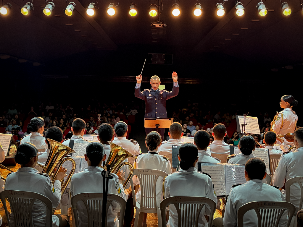 Música, disciplina e compromisso social marcaram o 1º Encontro de Bandas de Música 2025